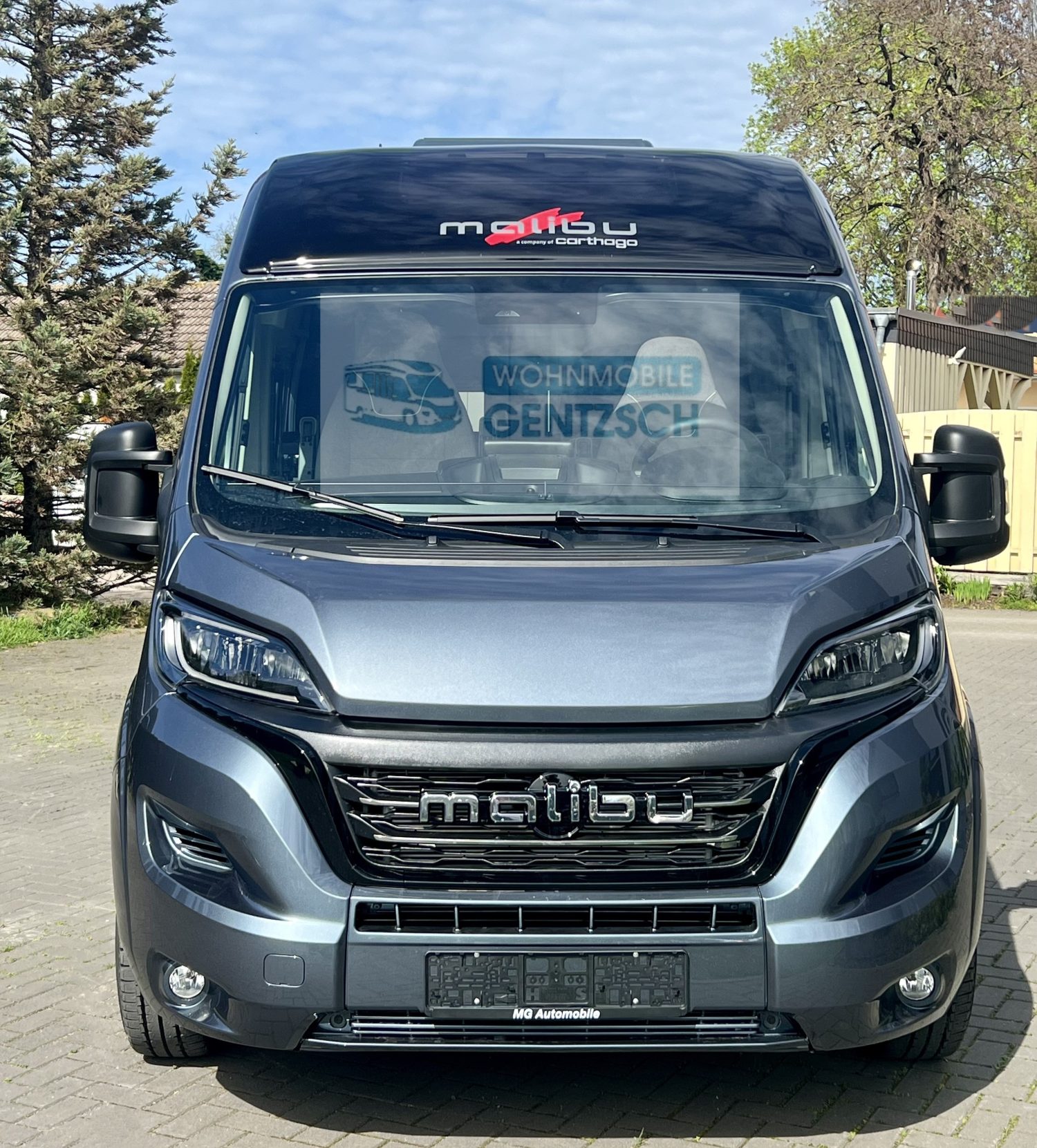 Frontansicht neues Modell Malibu, Van, Wohnmobil mit Automatik, Wohnmobile Gentzsch